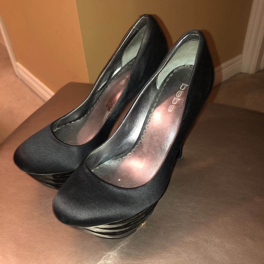 Black Bebe Heels